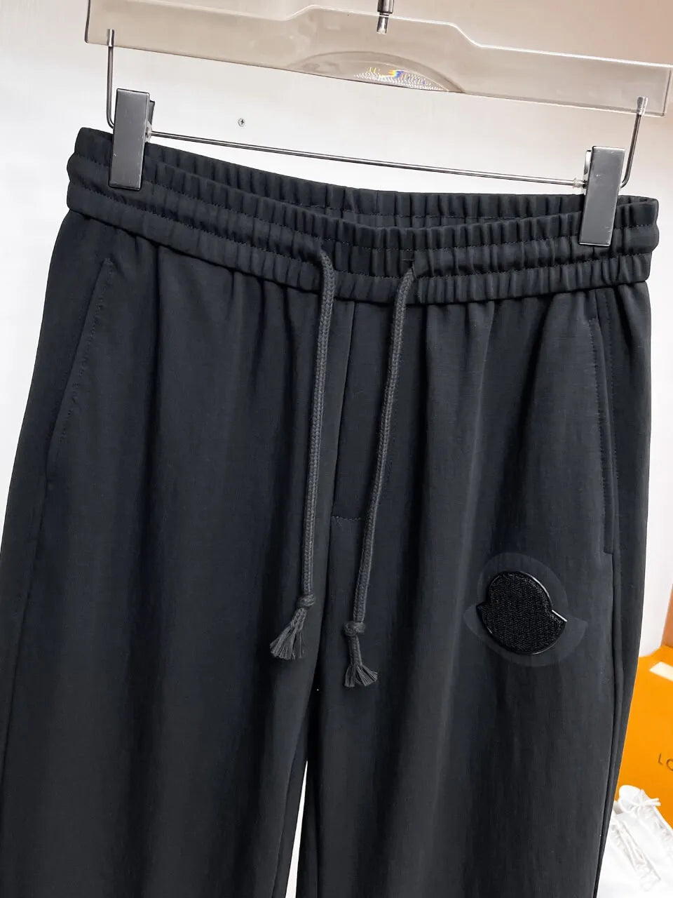 Circular Logo Patch Loose Straight‑leg sweatpants