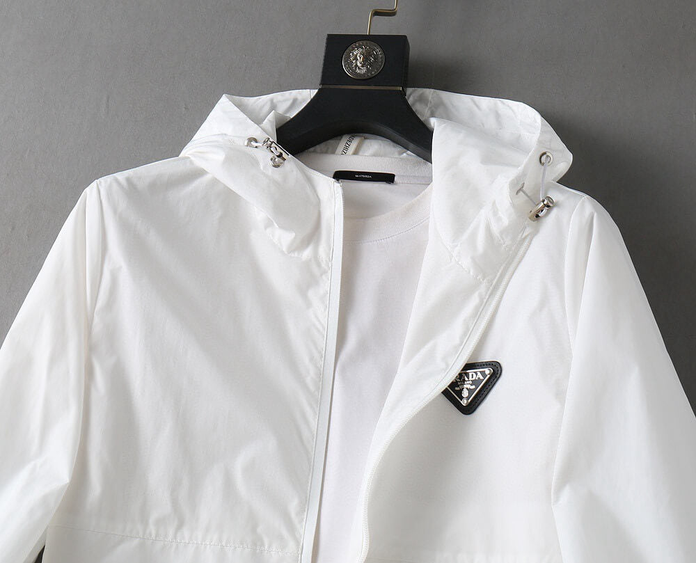 Triangle Lightweight Casual Hooded Jacket