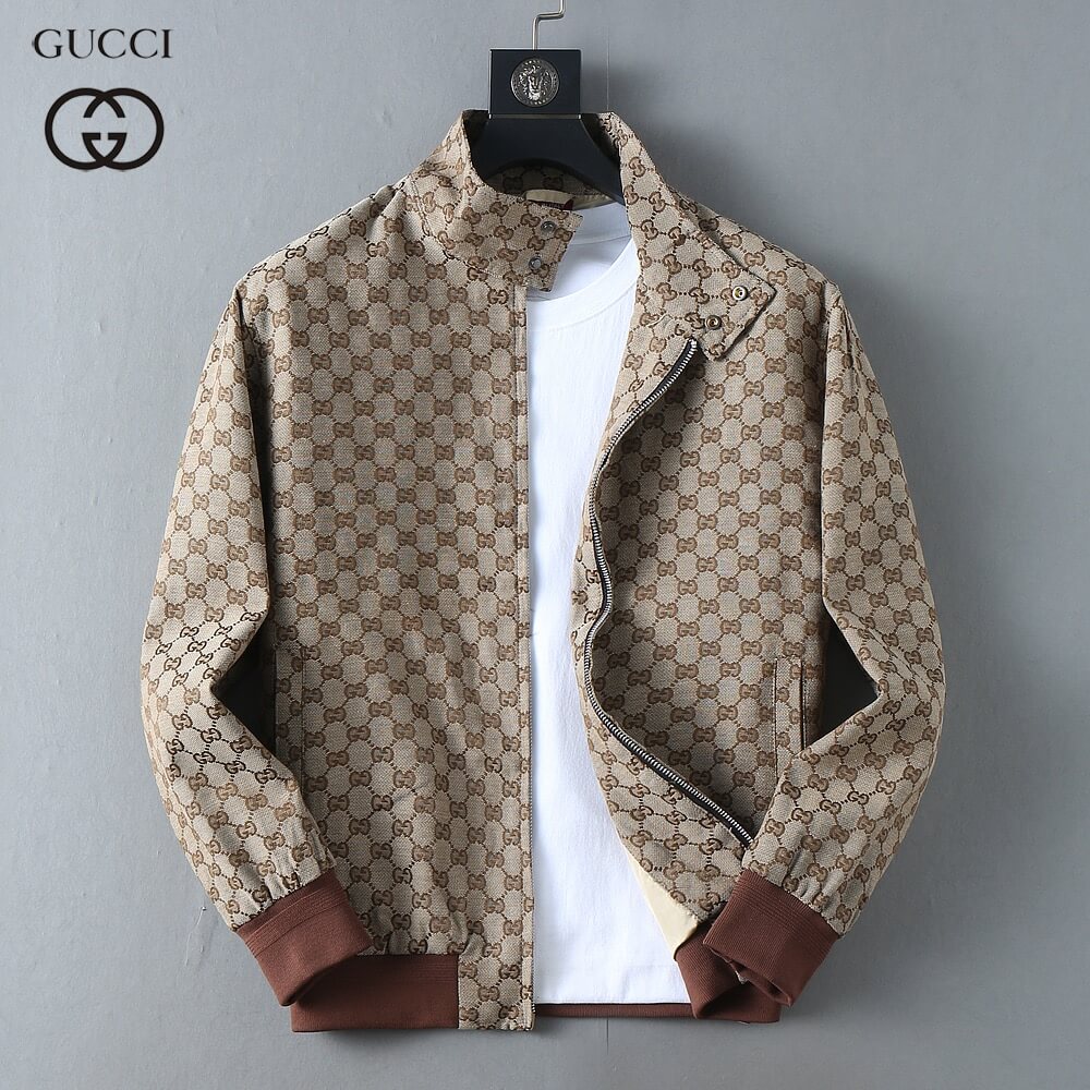 Jacquard Pattern Casual Bomber Jacket