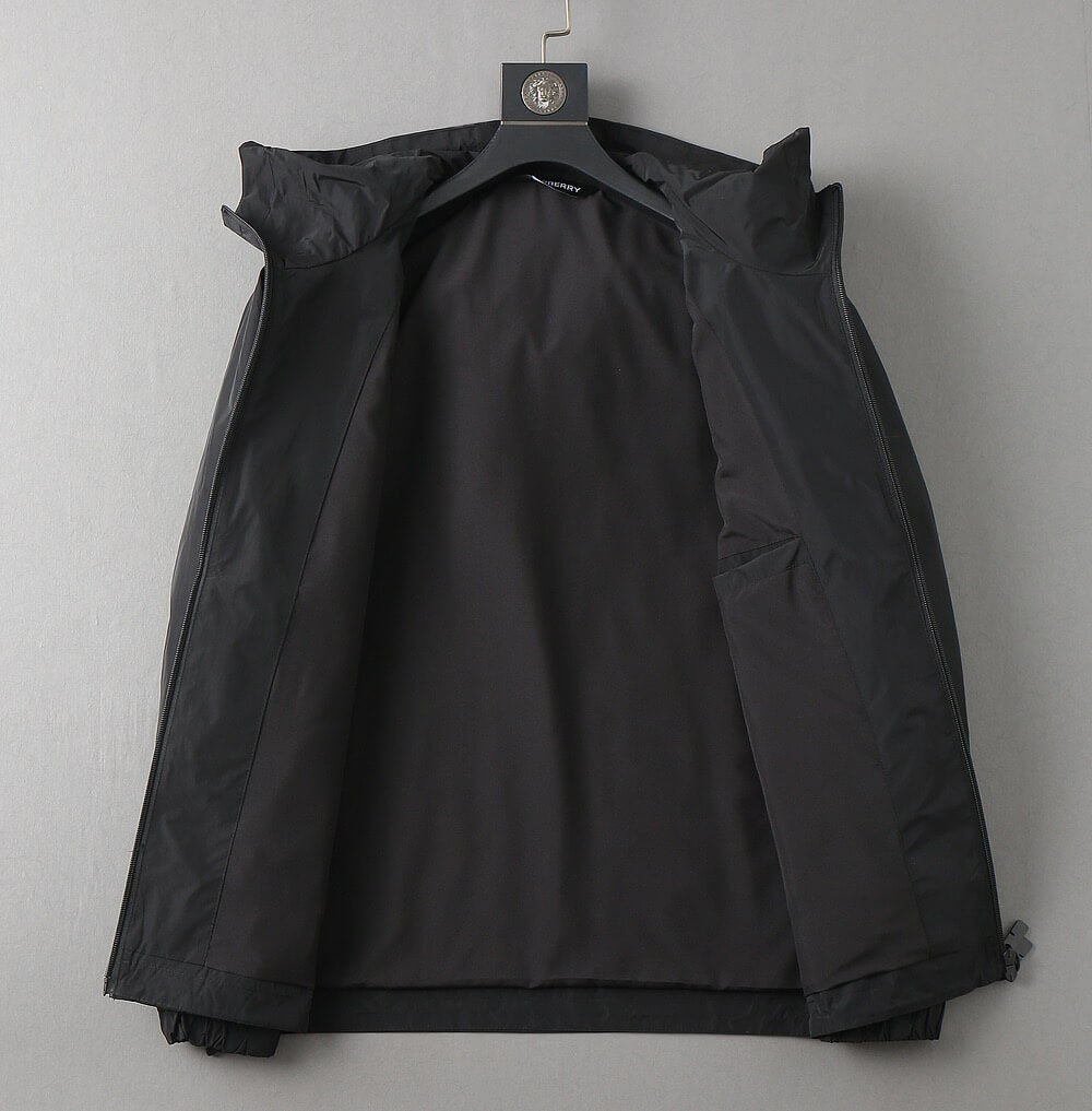 Circular Badge Hooded Jacket
