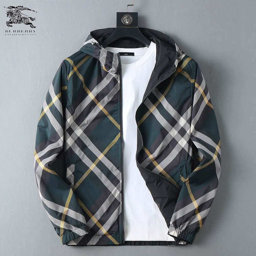 Plaid Lined Reversible Hooded Zip‑Up Jacket