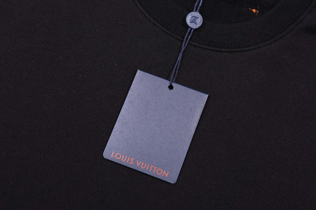 Classic Crew Neck Print Sweatshirt