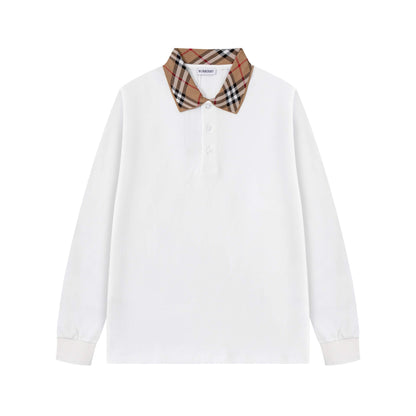 Striped Collar Sweatshirt