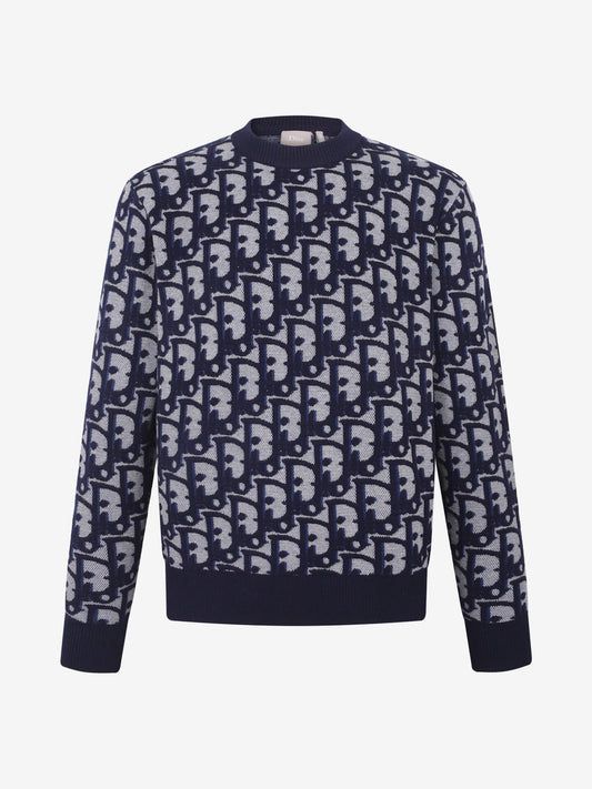 All-Over Jacquard Sweatshirt