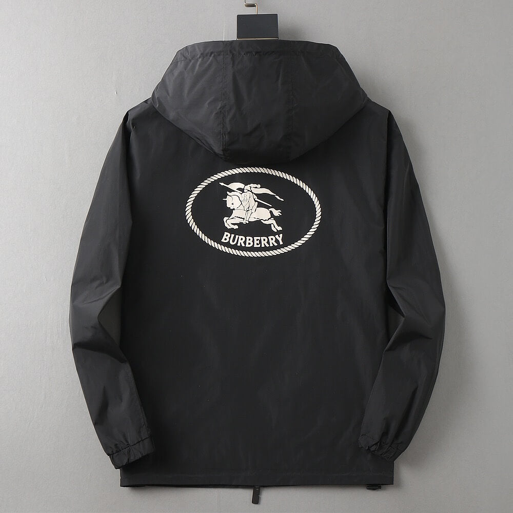 Circular Badge Hooded Jacket