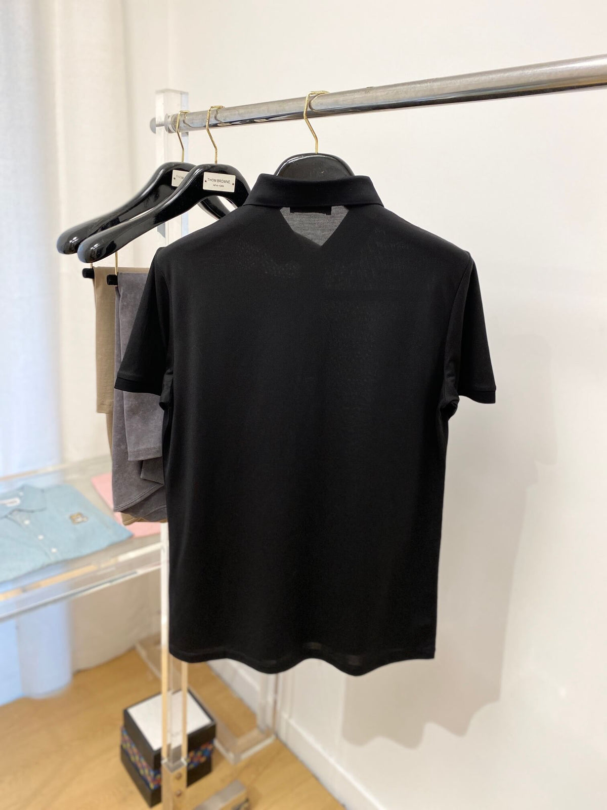Chest Letter Print Polo Shirt