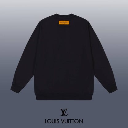 Classic Crew Neck Print Sweatshirt