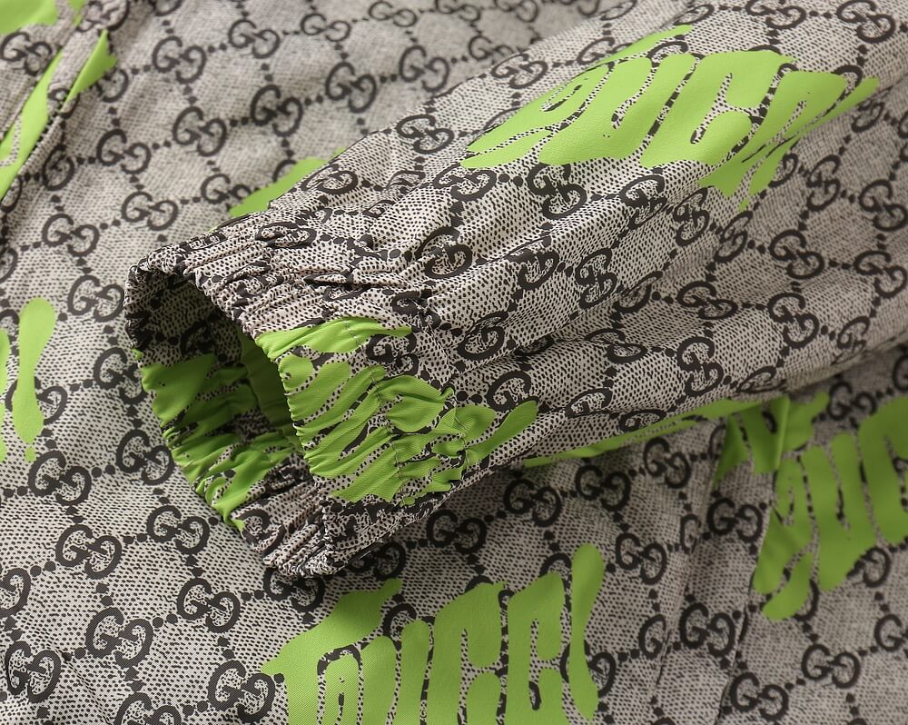 All‑Over Monogram Graffiti Hooded Jacket