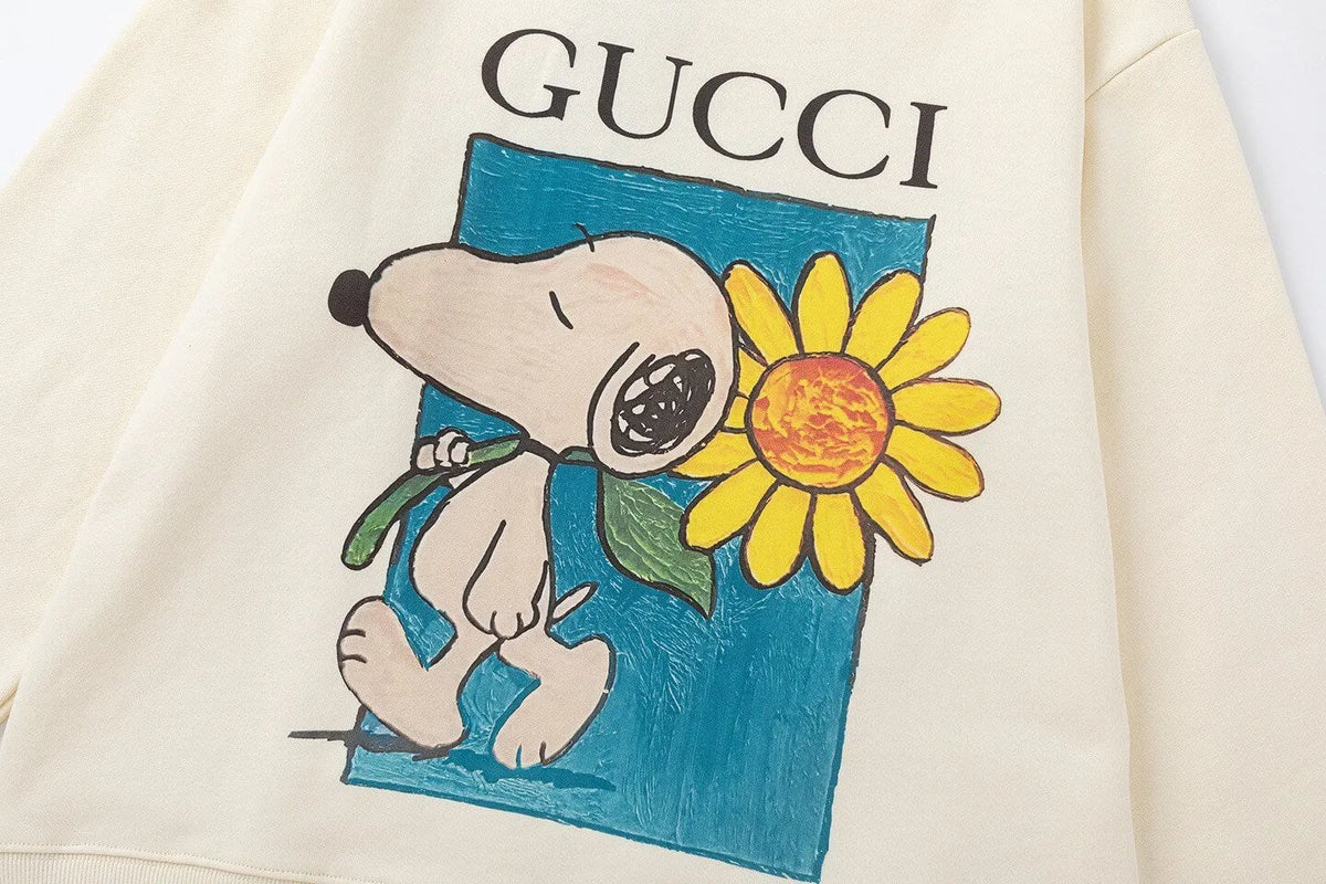 Cartoon Puppy Print Sweatshirt