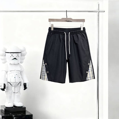 Contrast Patchwork Casual Short