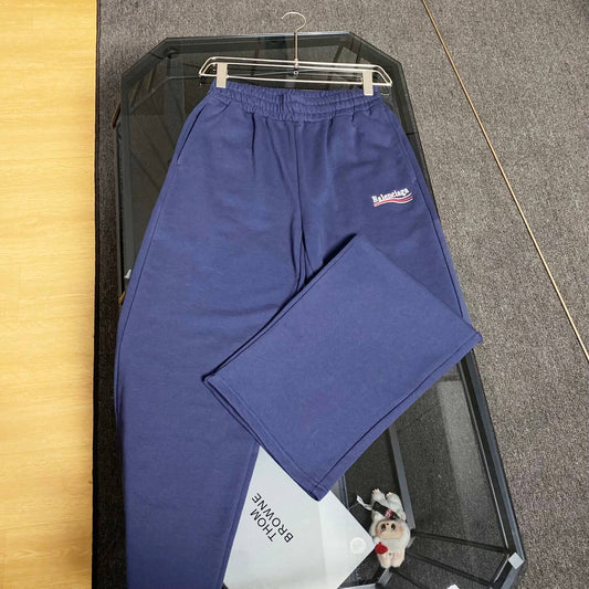 Striped Logo Loose Sweat Pants