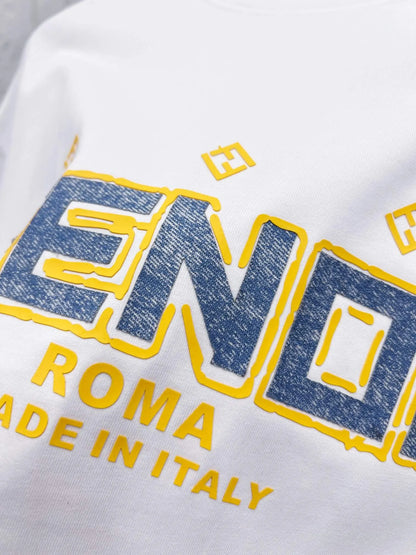 Letter Print  T‑Shirt