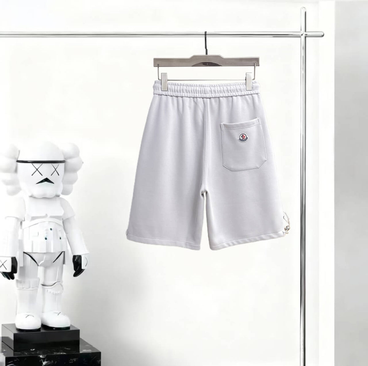 Drawstring Toggle‑Hem Sweat Shorts