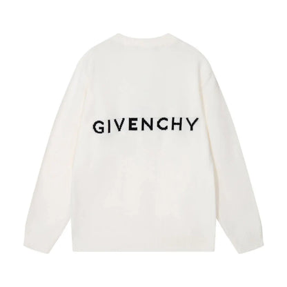 Minimal Square Logo Knit Sweater