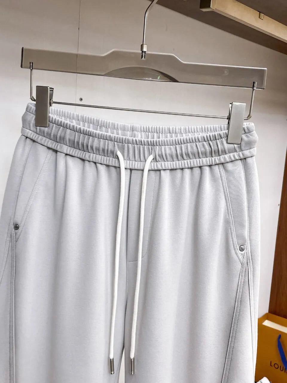 Side Circular Logo Embroidery Pants