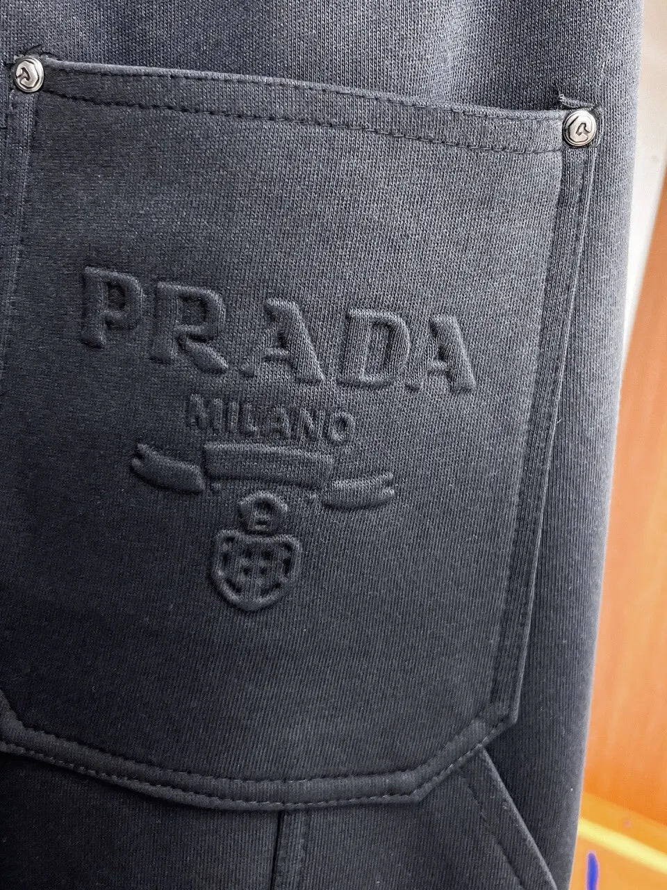 Side Cargo Pocket Embossed Logo Pants