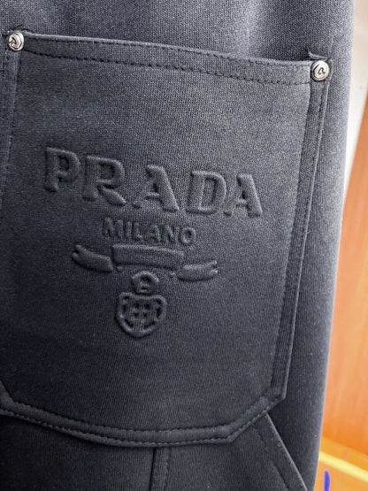 Side Cargo Pocket Embossed Logo Pants