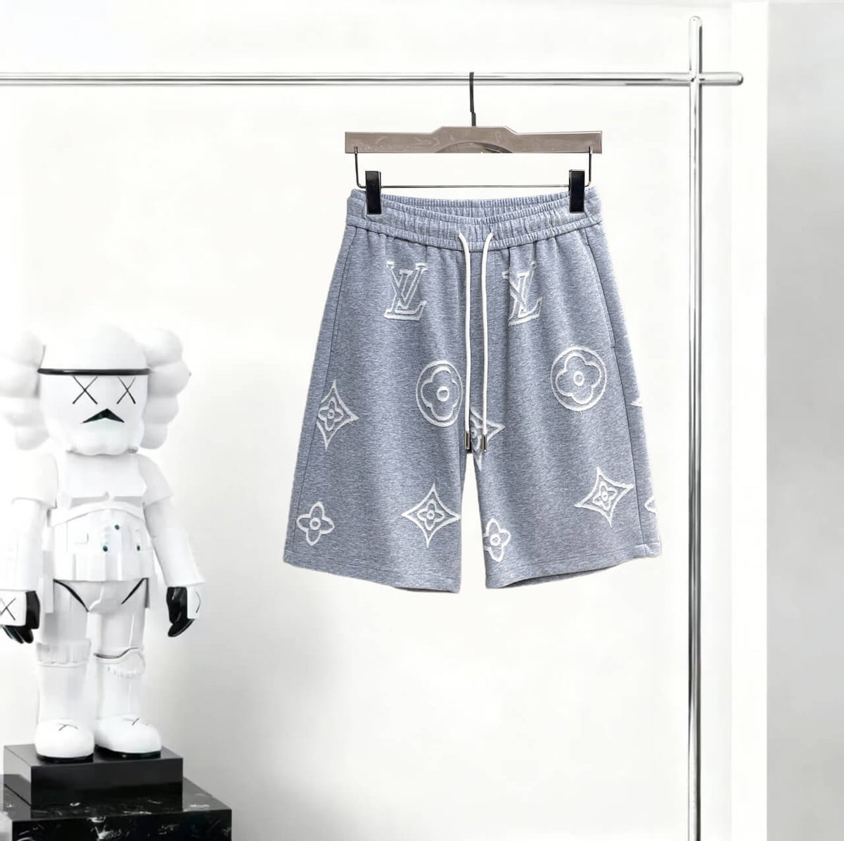 Full‑Pattern Embroidery Casual Short