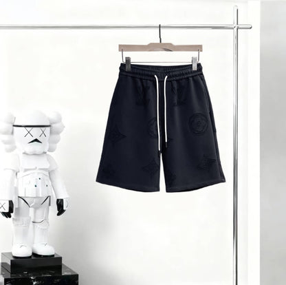 Full‑Pattern Embroidery Casual Short
