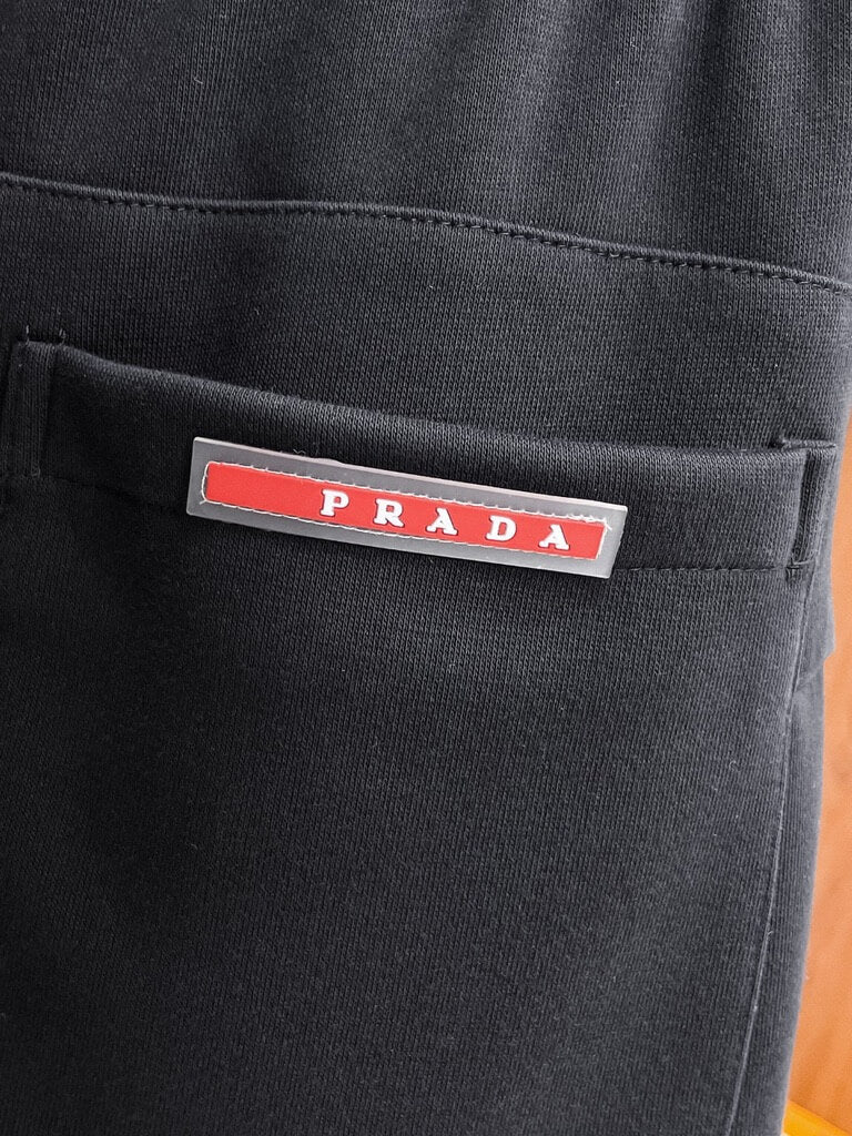Metal‑Logo Casual Terry Short