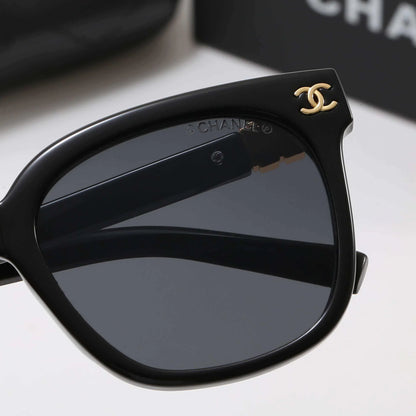 Double C Logo Square Round sunglasses