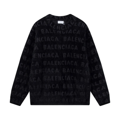 Repeating Logo Fuzzy Sweater