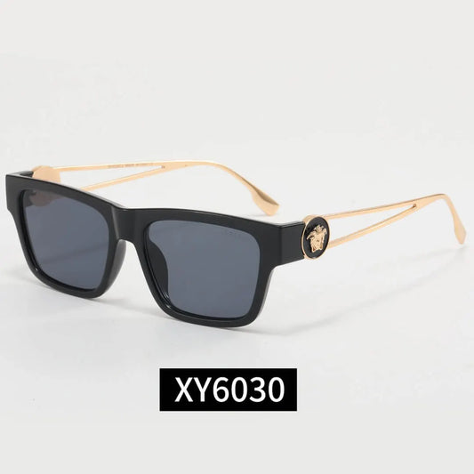 Medusa Accent Thin Metal Temple sunglasses