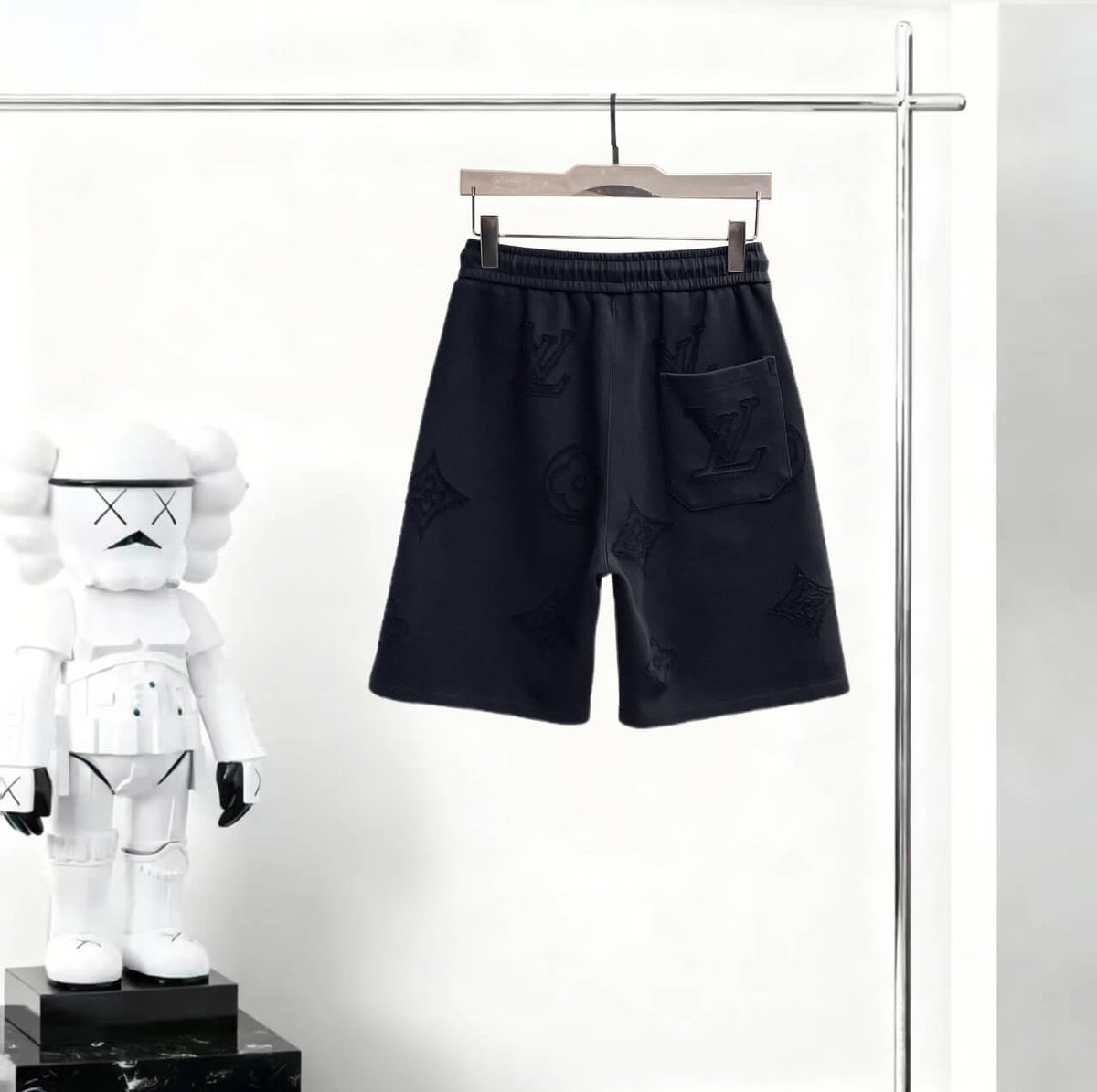 Full‑Pattern Embroidery Casual Short
