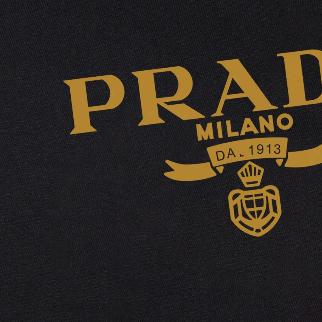 Gold Badge Print  T‑Shirt