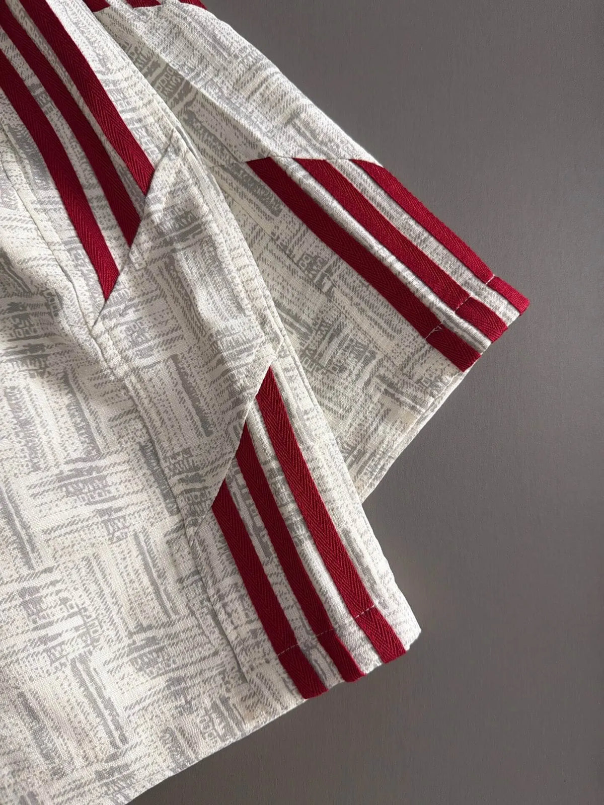Horse Embroidery Side Stripe Shorts