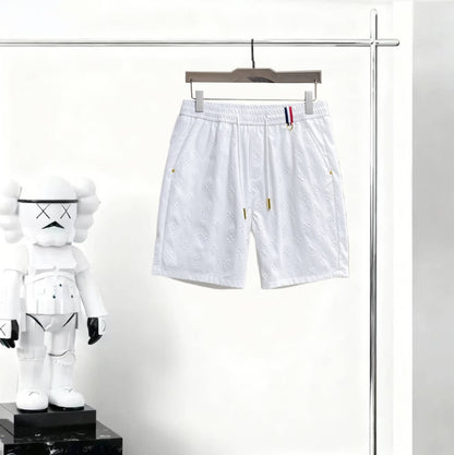Metal‑Tip Detail Casual Five‑Point Short